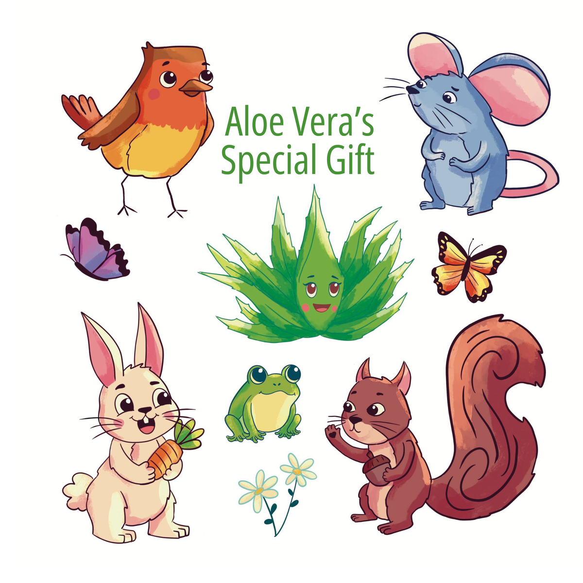 Aloe Vera’s Special Gift – Sticker Sheet