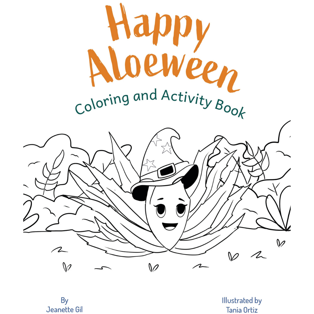 Happy Aloeween: Coloring & Activity Book