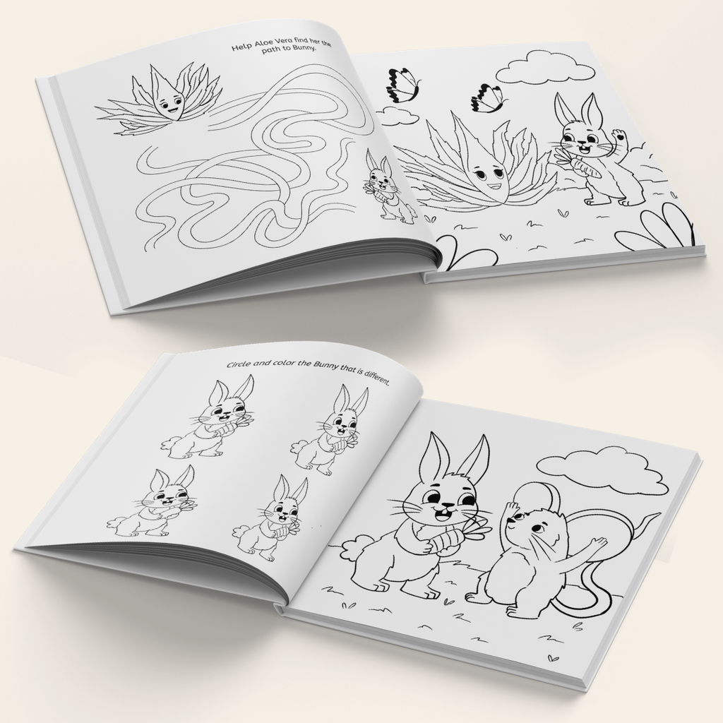 Aloe Vera's Special Gift – Coloring & Activity Book (Includes Sticker Sheet)